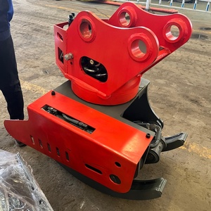 Fast Shipping China Made Excavator <b>Hydraulic</b> Accessories Rotary Claw Grab With Chainsaw Tree <b>Cutter</b> and Move - Product Image 5