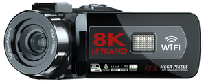 Videocamera 8K <span class=keywords><strong>Ultra</strong></span> HD con Registrazione <span class=keywords><strong>Ultra</strong></span> HD, Foto da 48MP (Interpolazione), Schermo Touch HD da 3.0 Pollici, Supporto per Registrazione Durante la Ricarica - Product Image 3