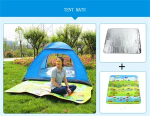 3-4 Persoon Familie Automatische Instant Tent Outdoor Camping Waterdicht Zon Onderdak Open Up Tent Voor Outdoor Wandelen