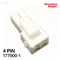 Connecteur mâle fil-fil TE 177900-1 4 broches 3,96 mm (Nylon 66 Blanc) pour accessoires et bornes d'équipements électriques