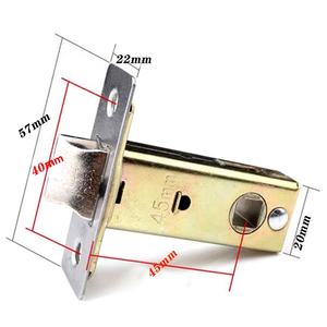 Set Serratura a <span class=keywords><strong>Molla</strong></span> per Porta in Acciaio Inox 50mm 60mm, Chiusura di Alta Sicurezza - Product Image 5