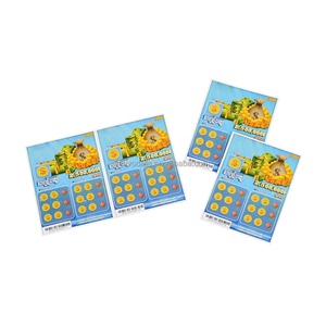 Lottery Scratch and Win Card Lottery Scratch Off Ticket Printing Custom Scratch Off Cards Maker - Product Image 3