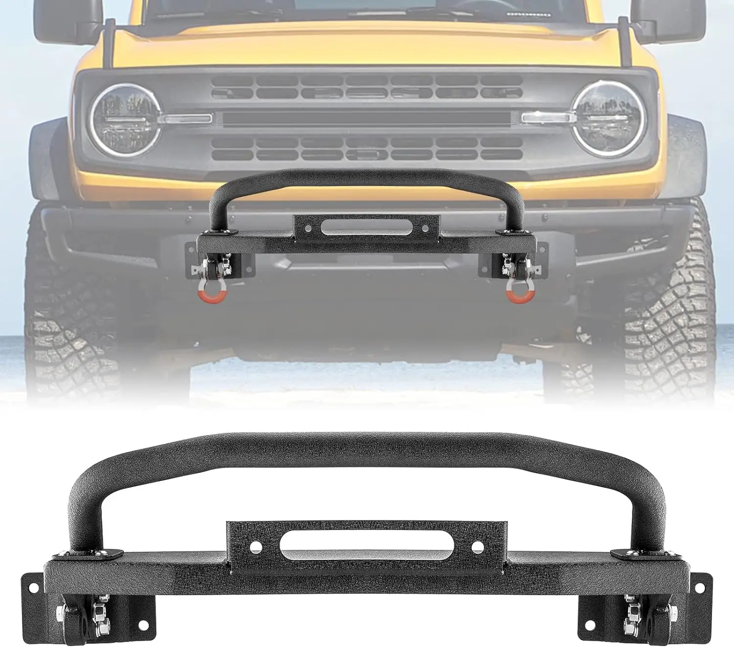 Fabricante preço de fábrica Honra pára-choques dianteiro 2021-2023 para Ford Bronco 2/4 porta bull bar quadro suporte acessórios do carro