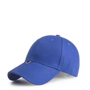 Unisex nakış şapka benzersiz kaya demir metal yüzükler piercing dekore beyzbol şapkası