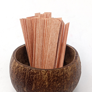 Fournitures pour bougies, mèches en bois, bougie à la cire de soja, mèche en bois avec clip en métal - Product Image 6