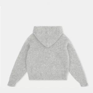 Vente en gros Sweat à capuche pour femme en coton épais, sans cordon de serrage, coupe oversize, avec logo imprimé numérique personnalisé - Product Image 6