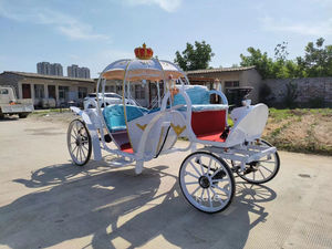 OEM Victoria Horse Carriage Sightseeing Electric Horse Wagon Romantic Electric Horseless Cinderella Cart - Product Image 3