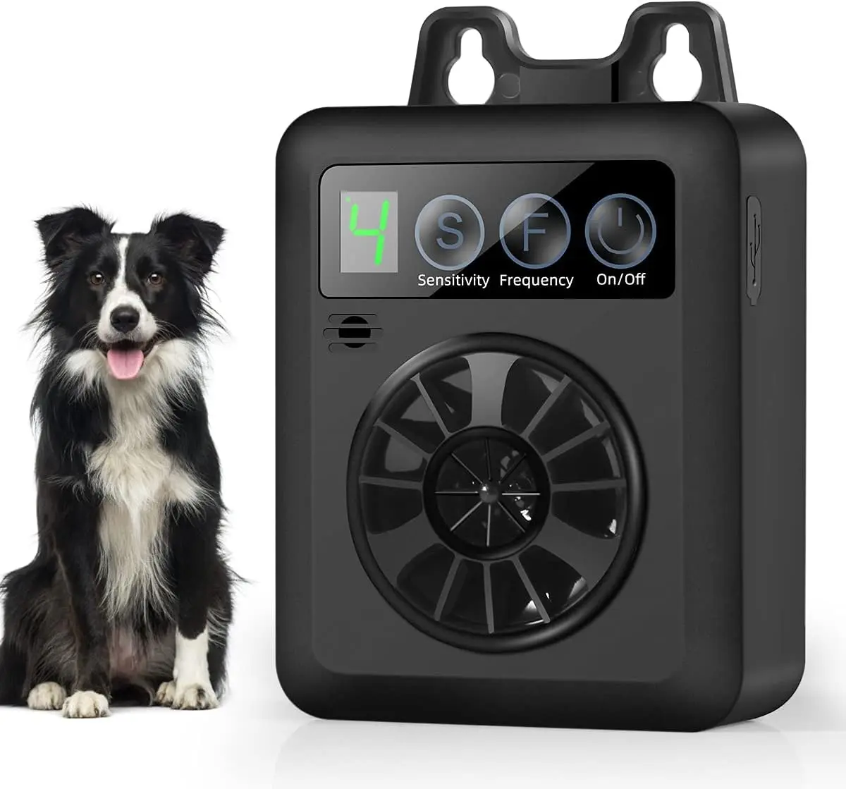 Mini dispositivo de control de ladridos, dispositivos disuasorios de ladridos de perros batería recargable, impermeable ultrasónico