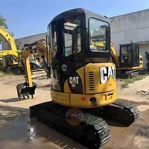 セカンドハンドCAT 303CRミニショベル3Ton Caterpillar 303 CRコンパクト半径ディガー3Tゴムトラック地球移動ガーデンマシン - Product Image 2