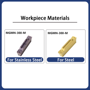 <span class=keywords><strong>Mgmn300</strong></span> de cnc inserção de ranhuras dupla-ponta de 100% inserções de carboneto de material cru