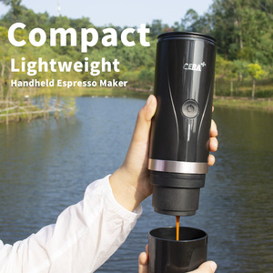 Minimáquina de café portátil de manivela, máquina de café espresso 304, hecha a mano - Product Image 3