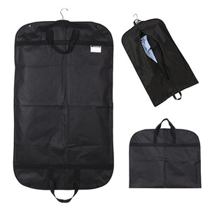 QY Garment Bag Black Suit Cover Zipper Handle Travel Storage Dustproof Coat Bag - Product Image 4