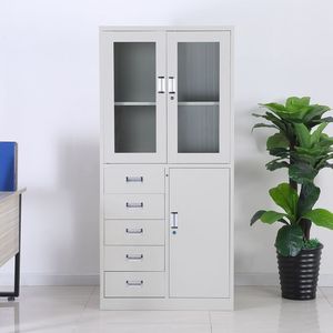 Armoires de classement en acier pour salle de sport, bureau à domicile, chambre à coucher – Design moderne, sécurité par cadenas, plus de 4 tiroirs pour documents et affaires financières - Product Image 3