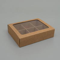 Boîte Cadeau Tiroir en Carton Blanc de Qualité Alimentaire avec Fenêtre, pour Chocolats Truffes, Saint-Valentin Fête des Mères