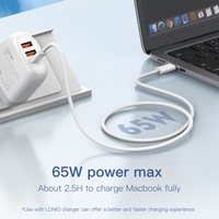 Câble de charge rapide pour téléphone LDNIO LC902C, fournisseur fabricant, vente en gros, type-C PD 65W, multifonction, transfert de données pour ordinateur portable
