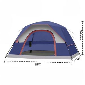 <span class=keywords><strong>Tente</strong></span> à deux places imperméable et coupe-vent pour les vacances en bord de mer, à une chambre, en tissu Oxford, à construction tubulaire, pour toutes les saisons - Product Image 3