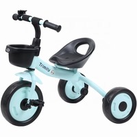 Sepeda Roda Tiga Anak Ringan Dengan Struktur Stabil dan Keranjang Depan, Mobil-Mobilan Roda Tiga, Mainan Anak yang Sempurna