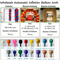 LEDA Promotion : Support de fond gonflable automatique réutilisable et économique pour la décoration de mariages et événements