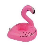 Porte-gobelets gonflables ronds en PVC Flamingo 2026 pour boissons, flotteurs de plage, sous-verres pour boissons, supports de tasses pour piscine
