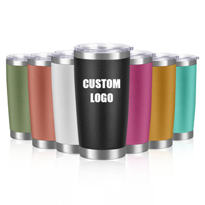 20oz Gym Insulated Steel Double Wall Travel Thermos <b>Coffee</b> Mug Tumbler Car Latte <b>Coffee</b> Cups with Lids Logo - Product Image 5