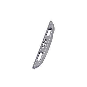 Bracelet de montre en acier inoxydable Ja-124-1, maillon creux pour bracelet en silicone, couleur argent - Product Image 3
