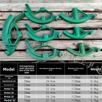Cintreuse manuelle de tubes semi-circulaires en fonte ductile de 20 mm, angle de cintrage maximal de 180°, 0,5 kg, outils de plomberie, vente en gros