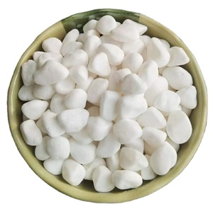 Pietra decorativa di pietra bianca come la neve di alta qualità del giardino di ciottoli - Product Image 2
