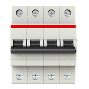 เบรกเกอร์วงจรขนาดเล็ก Print Tech S203 RCCB กำลังตัด 10 KA วัสดุ PA66 230V 50/60Hz Li 4 ขั้ว สำหรับใช้งานในอุตสาหกรรม BCD - Product Image 1