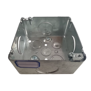 Caixa de Conduíte de Aço Galvanizado Soldada Quadrada de 4 Polegadas 52171-K, Personalizável, à Prova de Intempéries, Caixa de Tomada Elétrica com Aterramento Elevado - Product Image 5