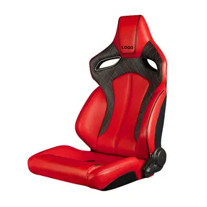 Verstelbare Autostoel Koolstofvezel Rugleuning Svr Racing Seat Racestoel Rode Racestoel