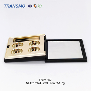 Wholesale 1ml*4+2ml <strong>Empty</strong> Cosmetic Container <strong>Eye</strong> <strong>Shadow</strong> <strong>Palette</strong> with Mirror and Blush Packaging Plastic Boxes - Product Image 4