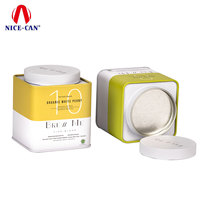 Nice-Can Emballage personnalisé Retangular Tea Tin Can Antique Chinese Tea Tin Box Tin Can Emballage pour le thé