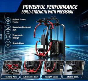 <span class=keywords><strong>Machine</strong></span> de <span class=keywords><strong>musculation</strong></span> isolalette à charge par broches pour pectoraux, <span class=keywords><strong>dos</strong></span>, épaules et bras, presse pectorale inclinée pour la <span class=keywords><strong>musculation</strong></span> en salle de sport - Product Image 2