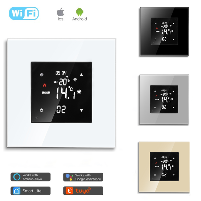 Touchmi Wifi Thermostat Controller Smart Wall Switch 86mm Waterproof Smart Phone Control Socket