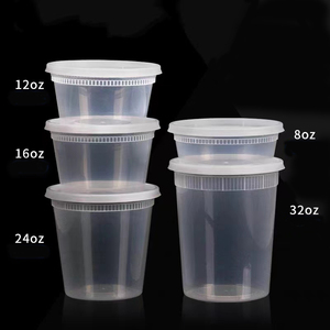 32 oz lò vi sóng dùng một lần bữa ăn nhựa leakproof Deli thực phẩm mì nóng súp <span class=keywords><strong>container</strong></span> - Product Image 6