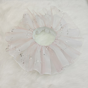 Nueva Falda de Baile Brillante para Niñas, Tutú de 4 Capas para Práctica de Ballet, Cintura Elástica, Ropa de Entrenamiento Infantil - Product Image 2