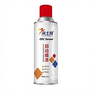 Vernice Spray Acrilica Modificata Autoapplicabile per Metallo, Cambio Colore, Antiruggine, Riparazione, Ritocco Nero/Bianco/Rosso Lucido Brillante - Product Image 1