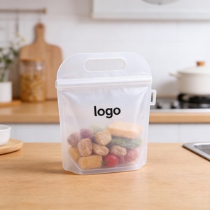 Sac de conservation alimentaire en silicone réutilisable, sans BPA, écologique, durable, portable et anti-fuite pour lait maternel et aliments, vente en gros - Product Image 6