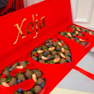 Caja de Papel Floral para el Día de la Madre, Caja de Embalaje de Flores con Forma de Letra MOM Vacía para Recuerdos de Fiesta de Cumpleaños - Product Image 1