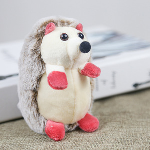 Vente chaude 2025 Mignon hérisson en peluche 3D Porte-clés avec logo personnalisé - Jouet miniature portable pour filles - Product Image 4