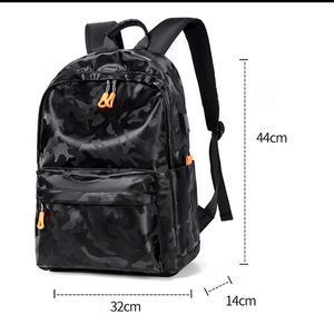 Sac pour homme personnalisé, sac à dos pour ordinateur portable 15,6 pouces, sac à dos de voyage avec chargement USB, antivol, en cuir PU - Product Image 6