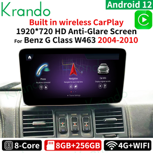 Krando วิทยุติดรถยนต์แอนดรอยด์10.25นิ้วสำหรับ <span class=keywords><strong>Mercedes</strong></span> Benz G G63 W463 AMG <span class=keywords><strong>1997</strong></span> - 2012 autoradio ระบบนำทางรถยนต์จีพีเอสแบบไร้สาย - Product Image 3