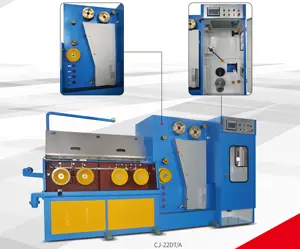 Horizontal type 22DT/24DT Copper Fine wire drawing annealing machine manufacturer