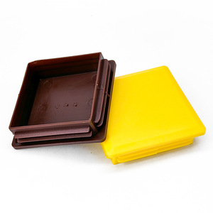 Bouchon carré Diyamei 80x80 en plastique pour l'industrie du meuble, installation facile - Product Image 2