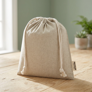 Sacchetto di Cotone Pheebs 1,5L Medio 150 G/m Riciclato Certificato GRS per Confezioni Regalo Ecologico Modello 120671-3 - Product Image 2