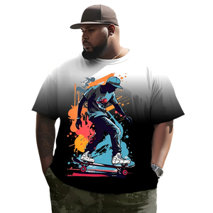 Street Style Skateboarding ragazzo uomo taglie forti <span class=keywords><strong>t</strong></span>-<span class=keywords><strong>shirt</strong></span> da uomo <span class=keywords><strong>t</strong></span>-<span class=keywords><strong>shirt</strong></span> a basso prezzo su misura all'ingrosso - Product Image 6