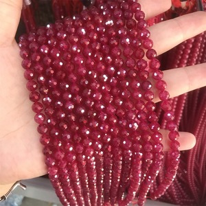 ลูกปัด<span class=keywords><strong>ทับทิม</strong></span>ธรรมชาติขนาด<span class=keywords><strong>เล็ก</strong></span> 2-6 มม. แบบเหลี่ยมเพชรพลอย ขายส่ง -- หินอัญมณีเกรด AAA สำหรับทำเครื่องประดับ DIY - Product Image 4