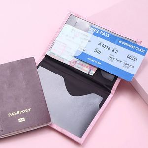 Organizador de Documentos de Viaje de Cuero PU, Protector de Pasaporte para Mujeres y Hombres - Product Image 4