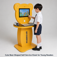 Sistema de Préstamo, Devolución y Renovación de Libros con Pantalla Táctil RFID y Guía por Voz, Ideal para Bibliotecas Infantiles, Escuelas y Espacios de Lectura para Niños