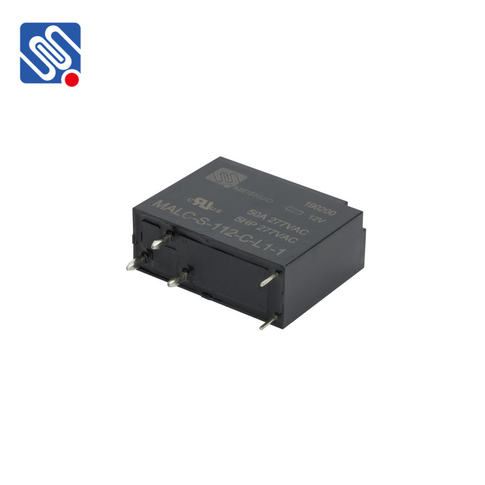 Meishuo MALC 277VAC 50 Amp Latching Power 12v Miniature 50a 1 Coils Latch Relay